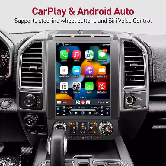 YULU E10 Plus Radio For Ford F150 2015-2020 and F250/F350/F450 2017-2021 Intelligent Navigation Build in Wireless Carplay BT Support DSP Sirius