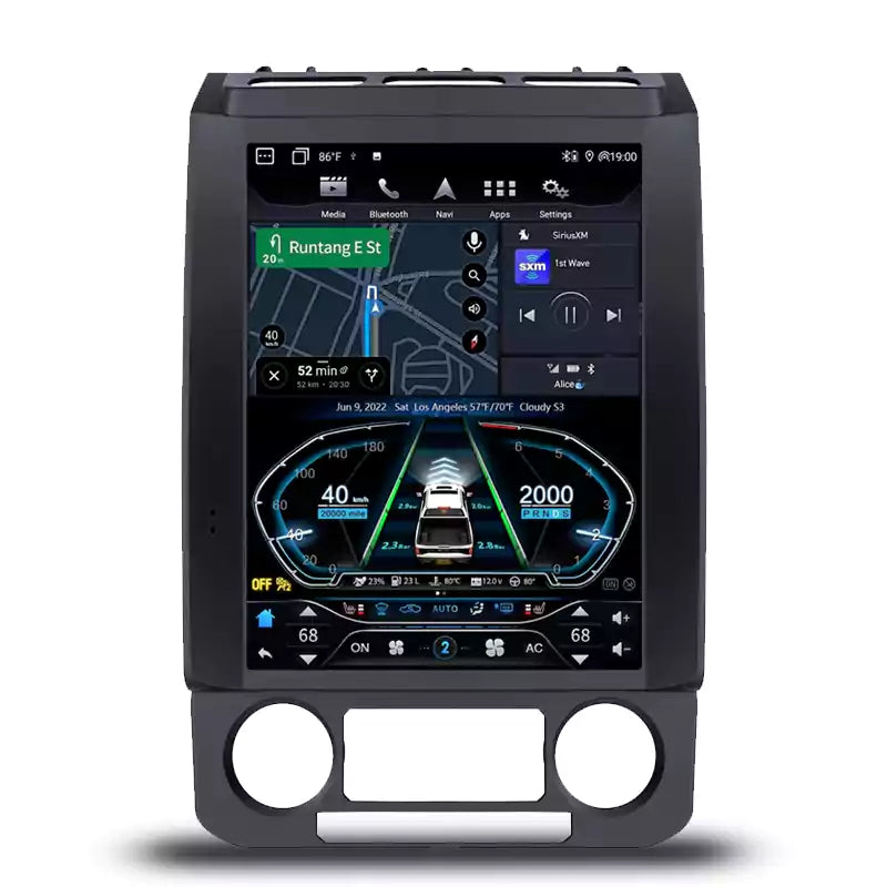 YULU E10 Plus Radio For Ford F150 2015-2020 and F250/F350/F450 2017-2021 Intelligent Navigation Build in Wireless Carplay BT Support DSP Sirius