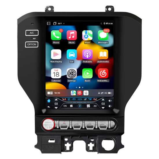 YULU E10 plus Radio for Ford Mustang 2015-2021 Intelligent Navigation 6+64G Wireless Carplay 4G /Wifi