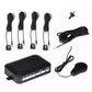 YULU 4 Sensors Buzzer 22mm Car Parking Sensor Kit Reverse Backup Radar Sound Alert Indicator Probe System 12V