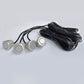 YULU 4 Sensors Buzzer 22mm Car Parking Sensor Kit Reverse Backup Radar Sound Alert Indicator Probe System 12V